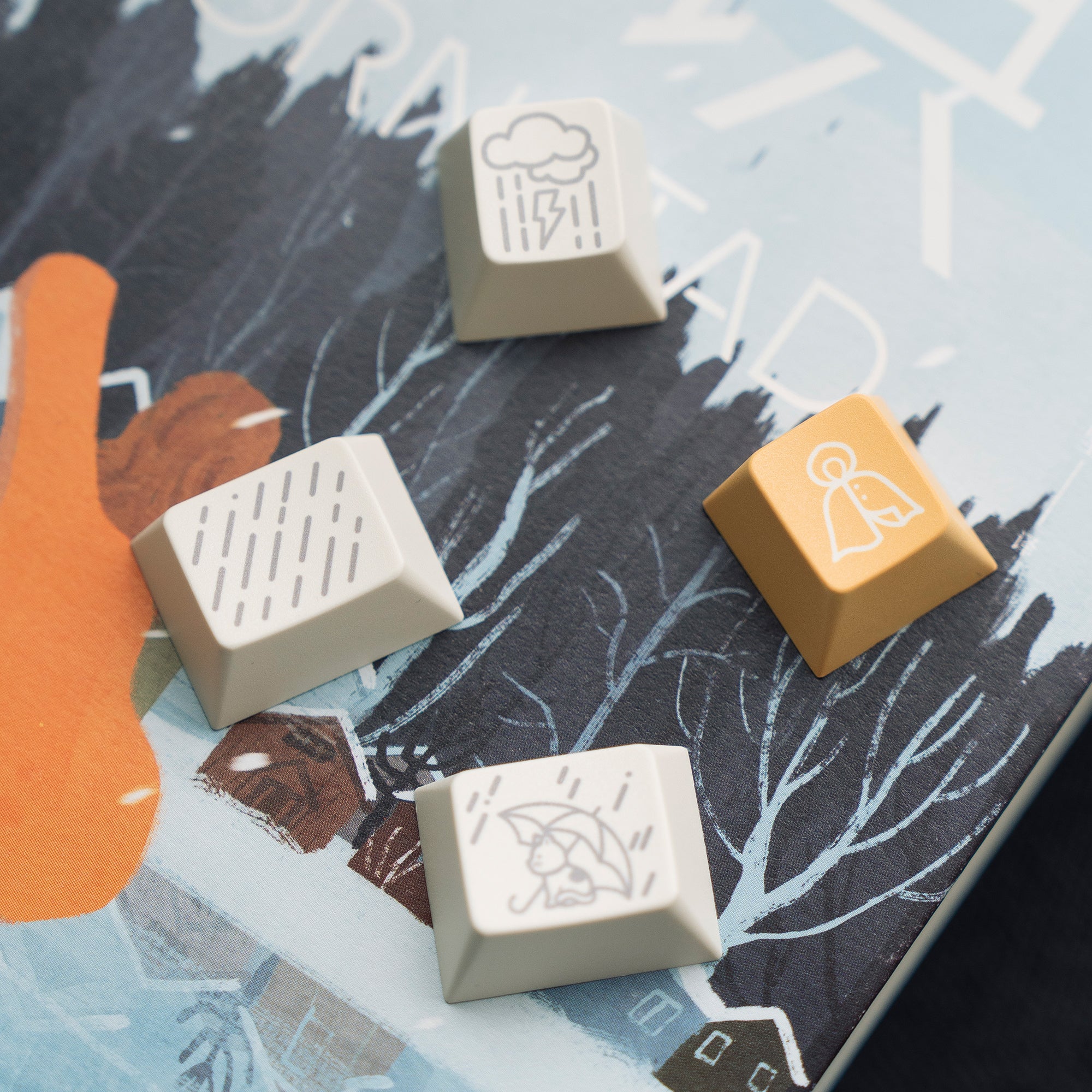 After the Rain R2 Cherry profile Keycaps - Image 9