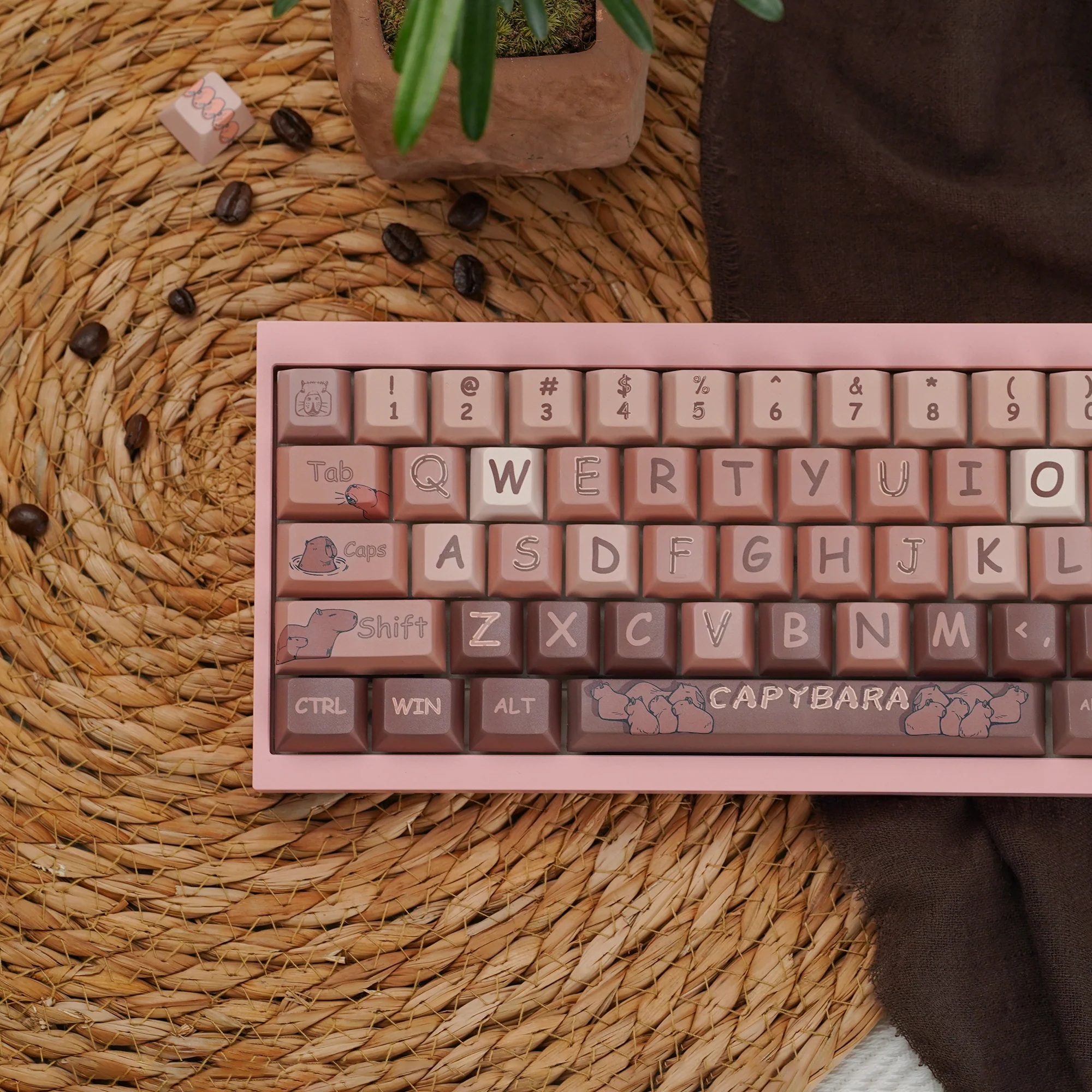 Capybaras daily lifer Cherry Profile Keycaps Set - Image 11