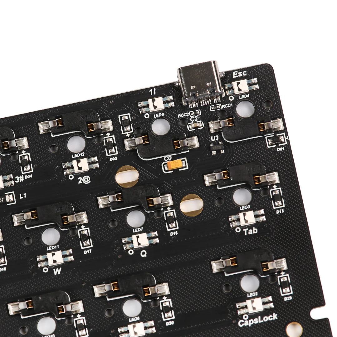 DZ60RGB-ANSI v2 Hot Swap Mechanical keyboard PCB - Image 5