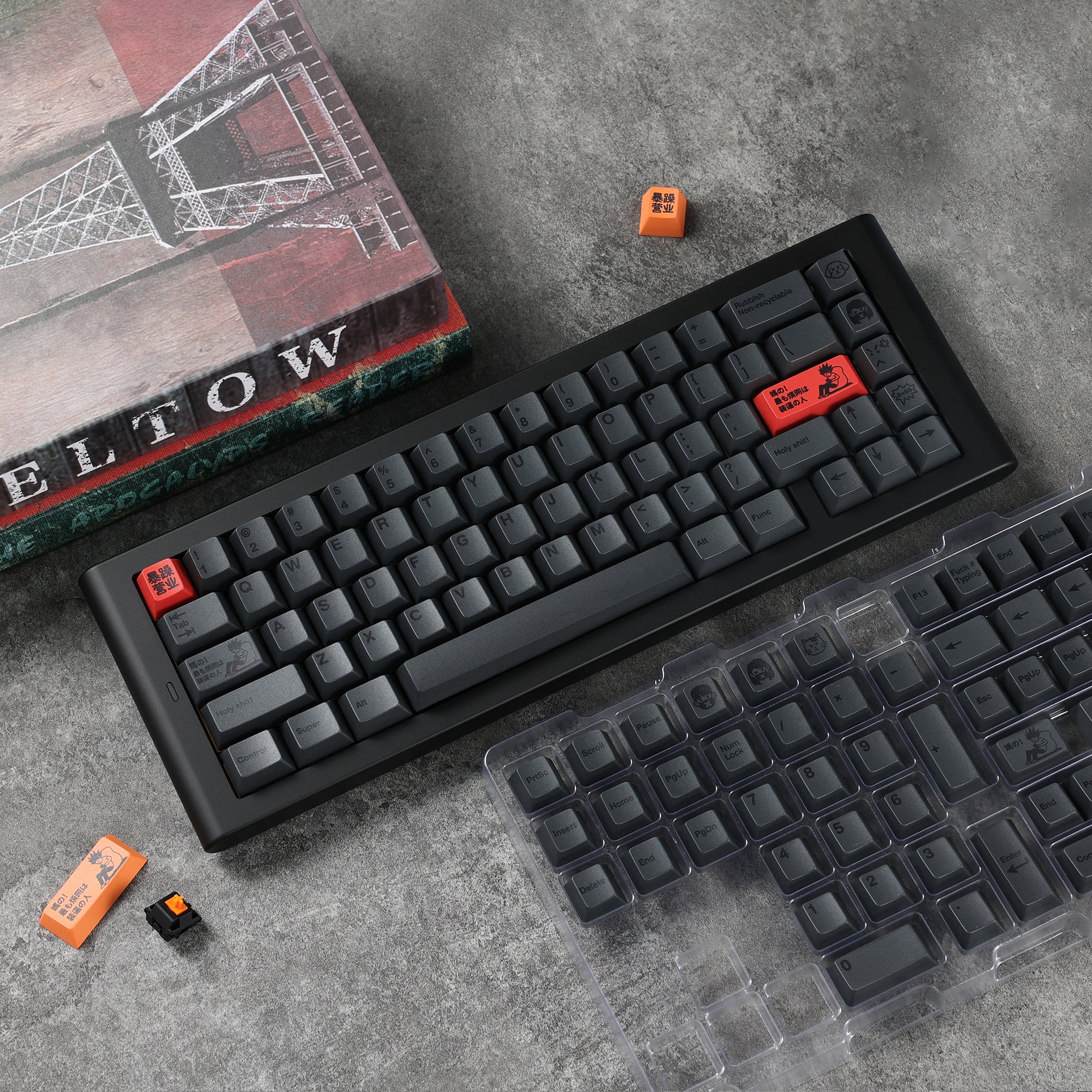 FBB BAOZAOYINGYE Cherry profile keycap set - Image 3