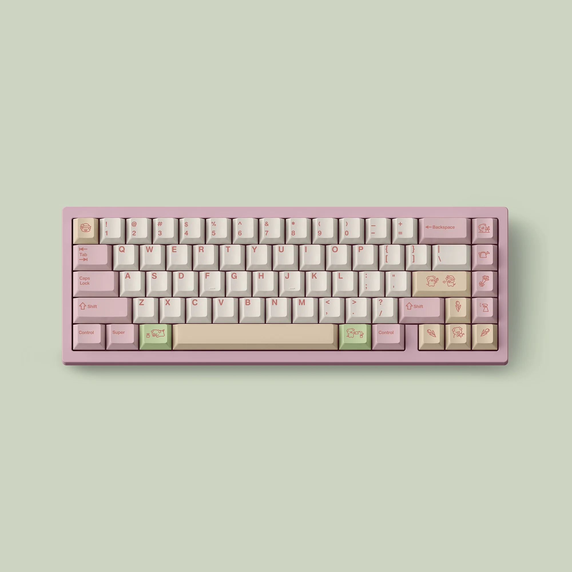 Flower Cherry profile Keycaps - Image 14