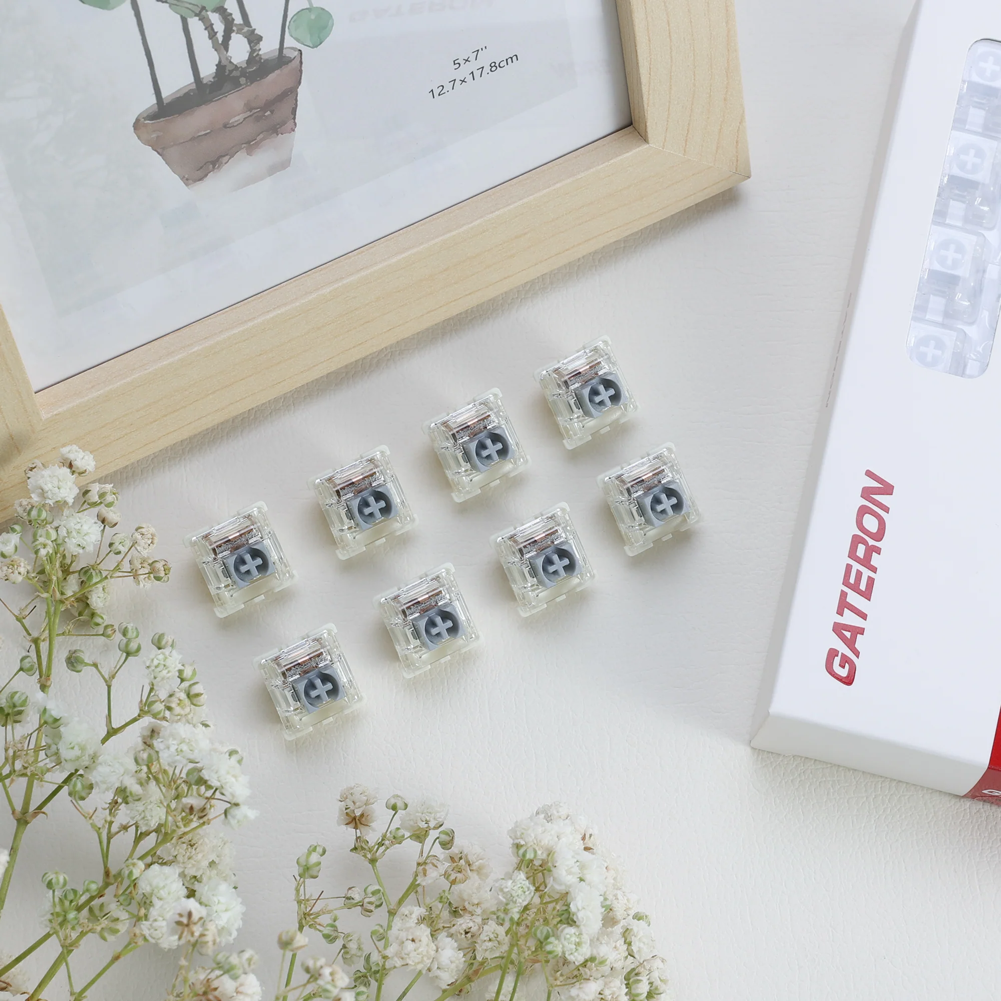 Gateron G Pro 3.0 Silver Linear Switches - Image 4