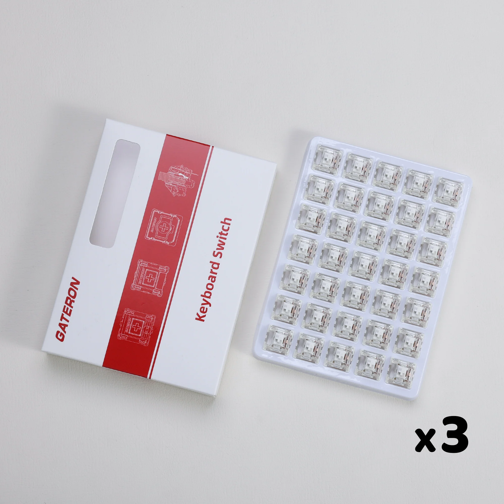 Gateron G Pro 3.0 White Linear Switches - Image 15