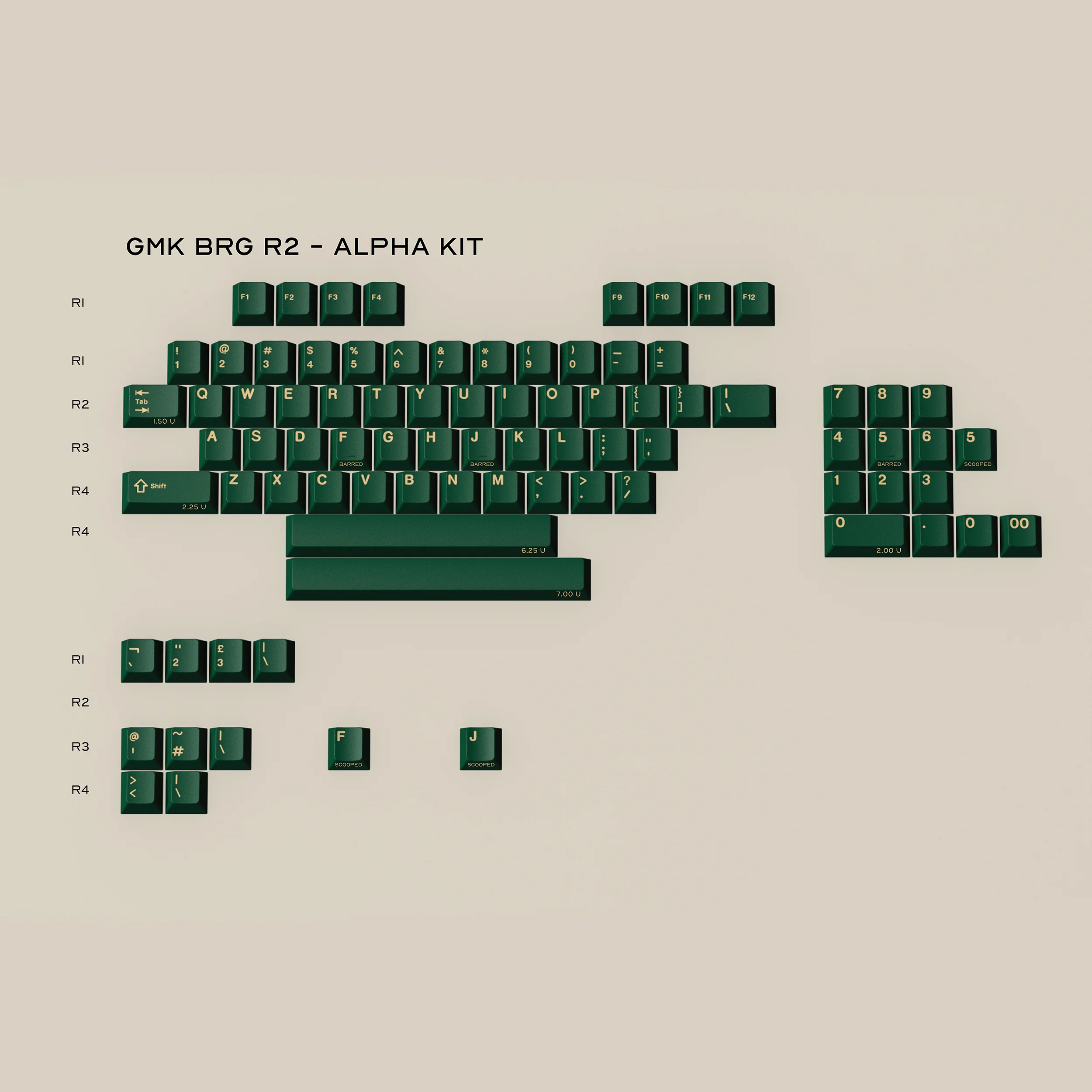 GMK British Racing Green R2 - Image 3
