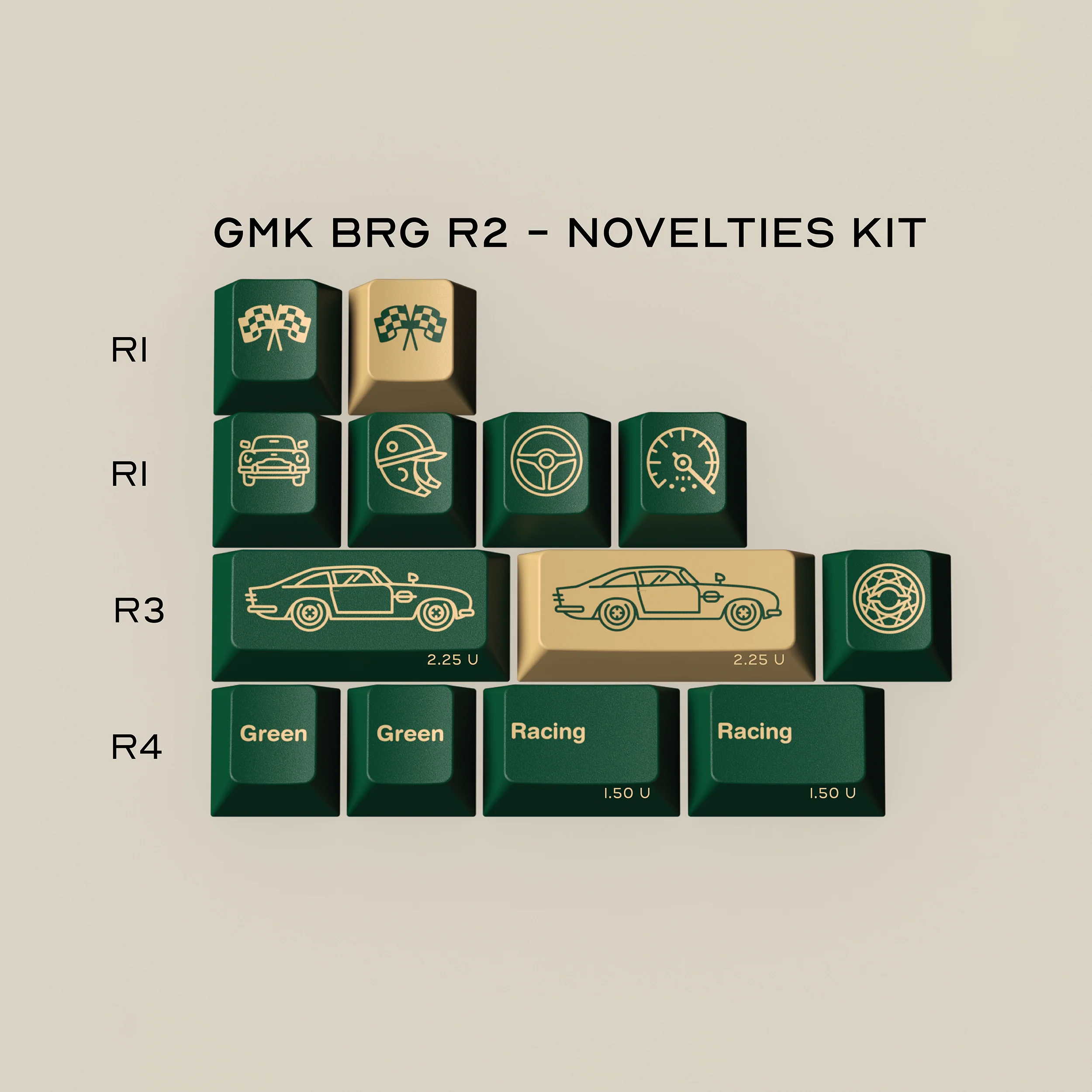 GMK British Racing Green R2 - Image 5