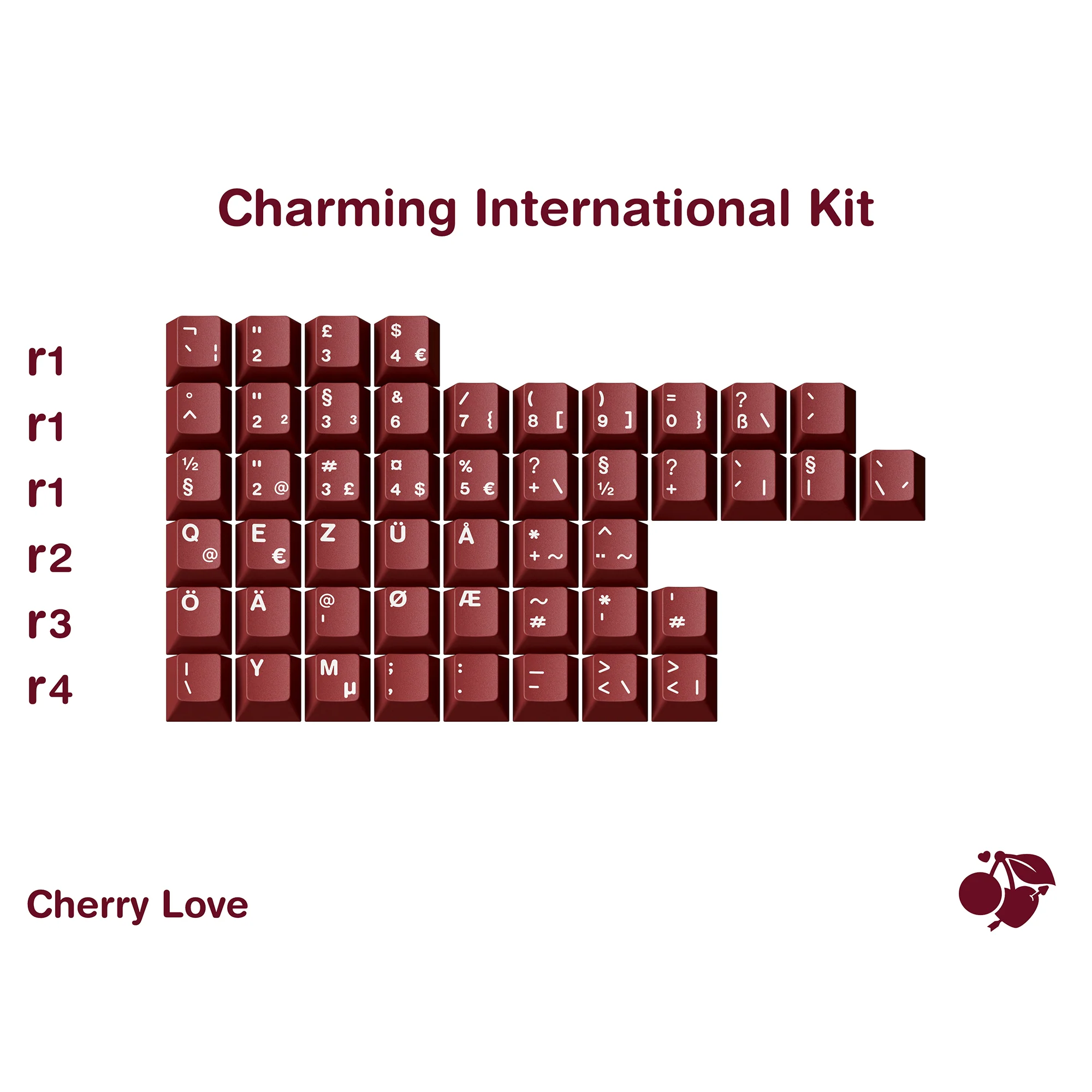 GMK CYL Cherry Love - Image 4