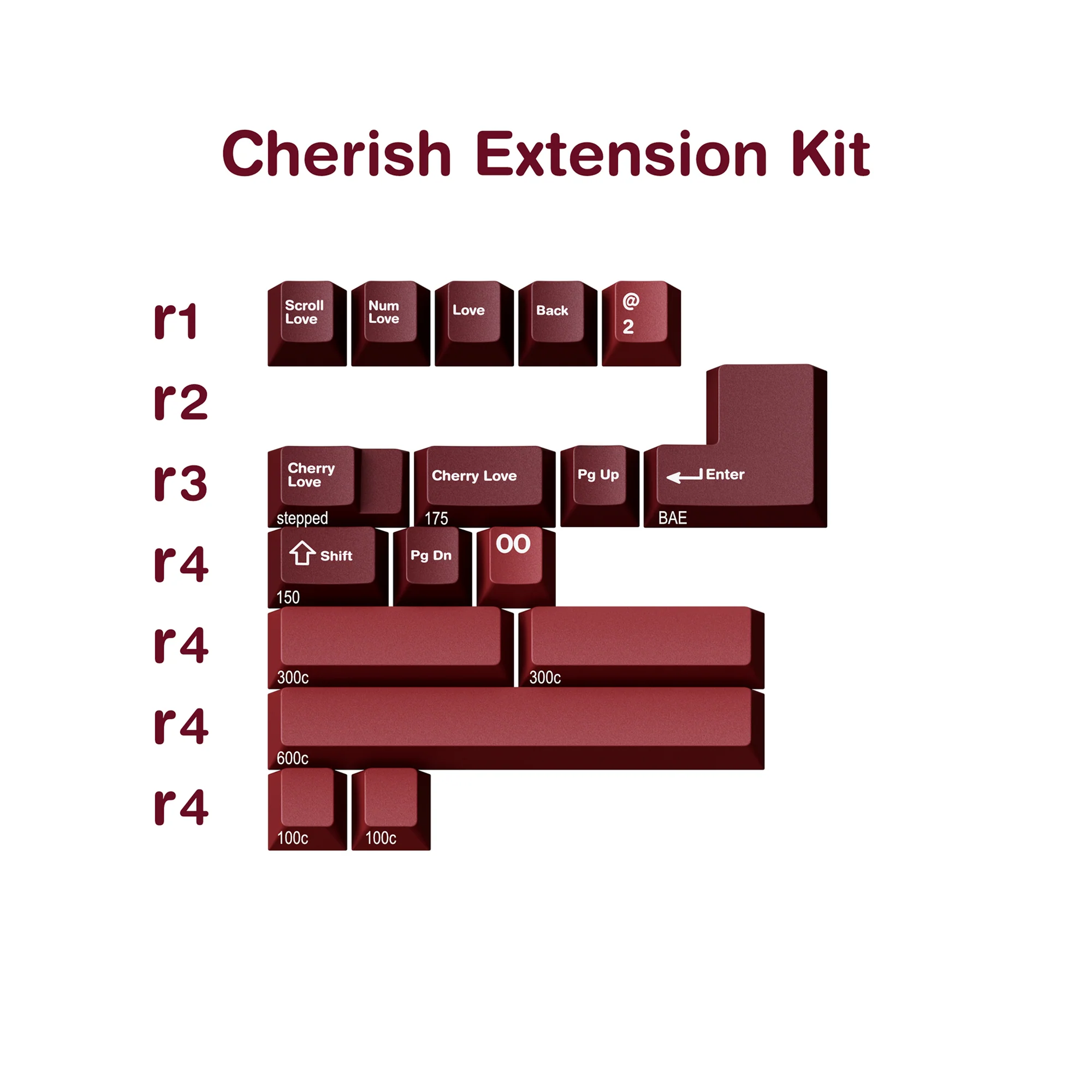 GMK CYL Cherry Love - Image 5