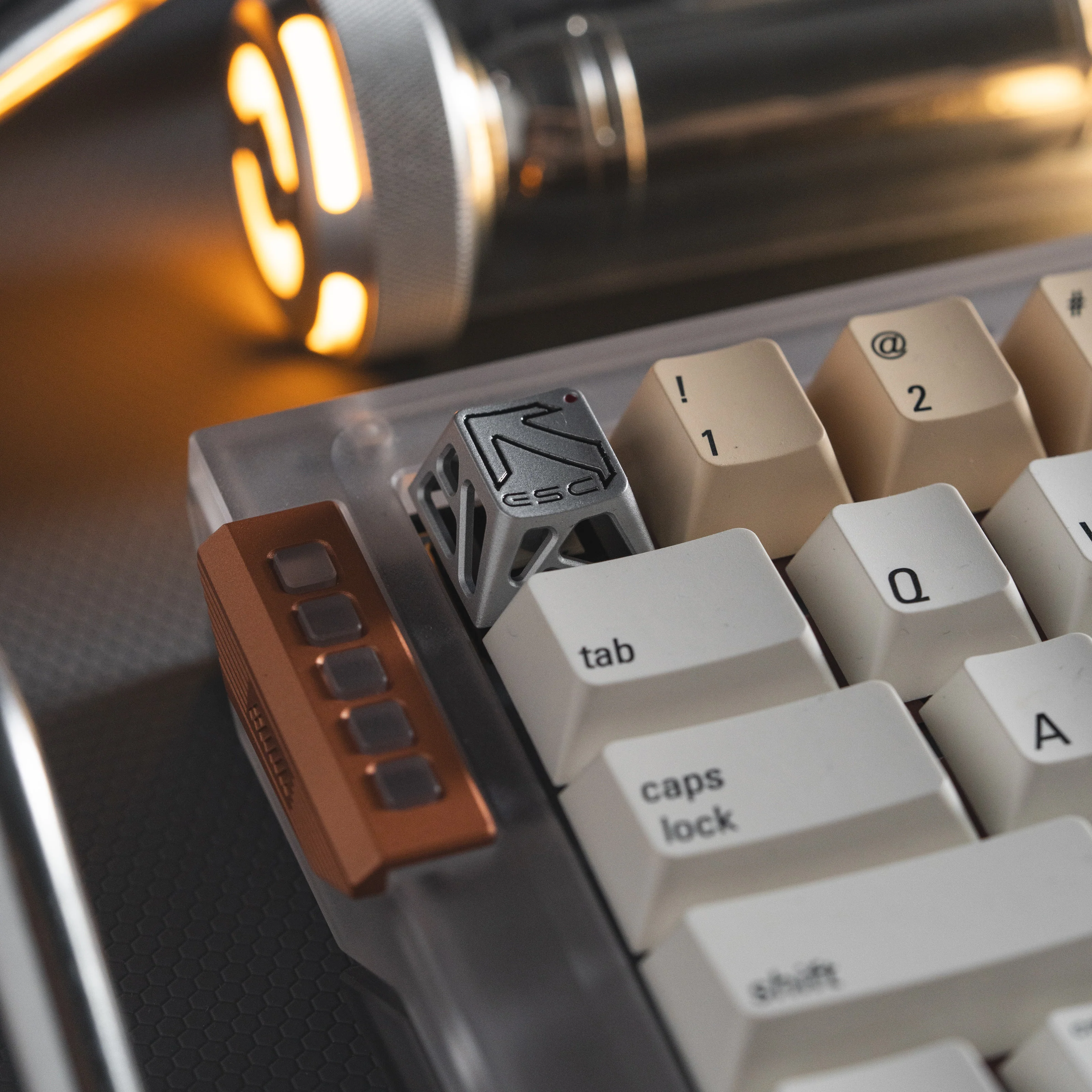 Hollow Star Key Cherry Profile Metal Keycaps - Image 8