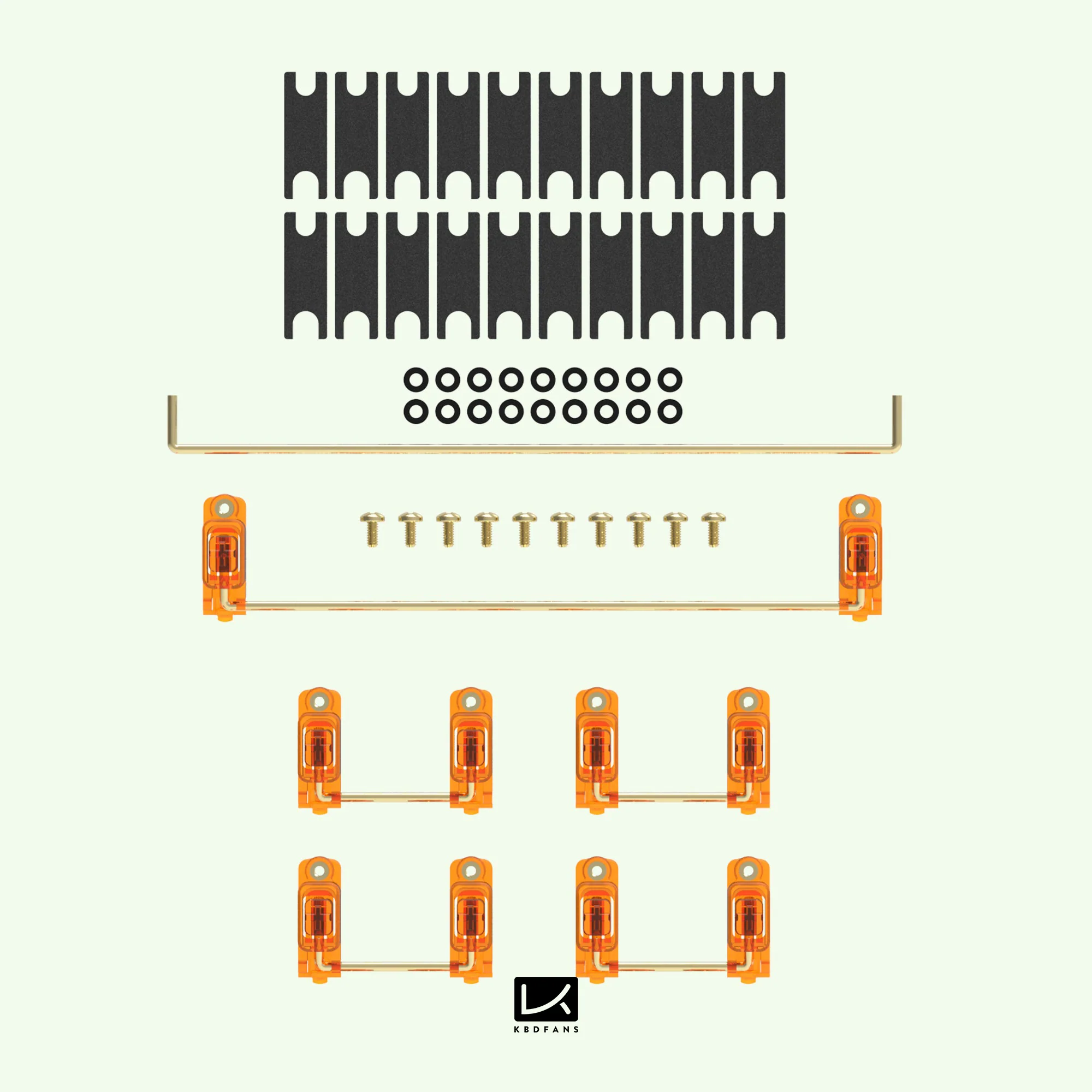 KBDfans Dyboox PC Screw-in Stabilizers - Image 32