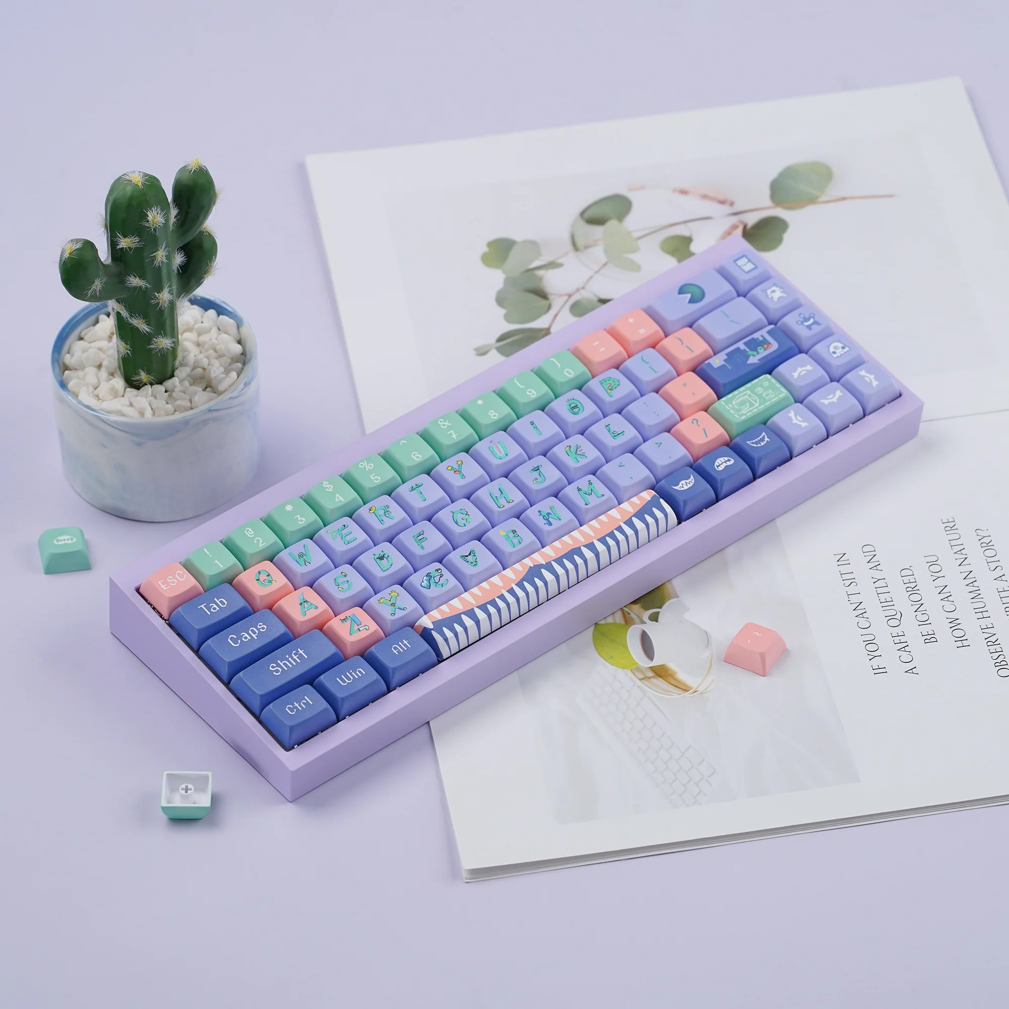 Night Owl XDA Profile Keycaps Set - Image 3