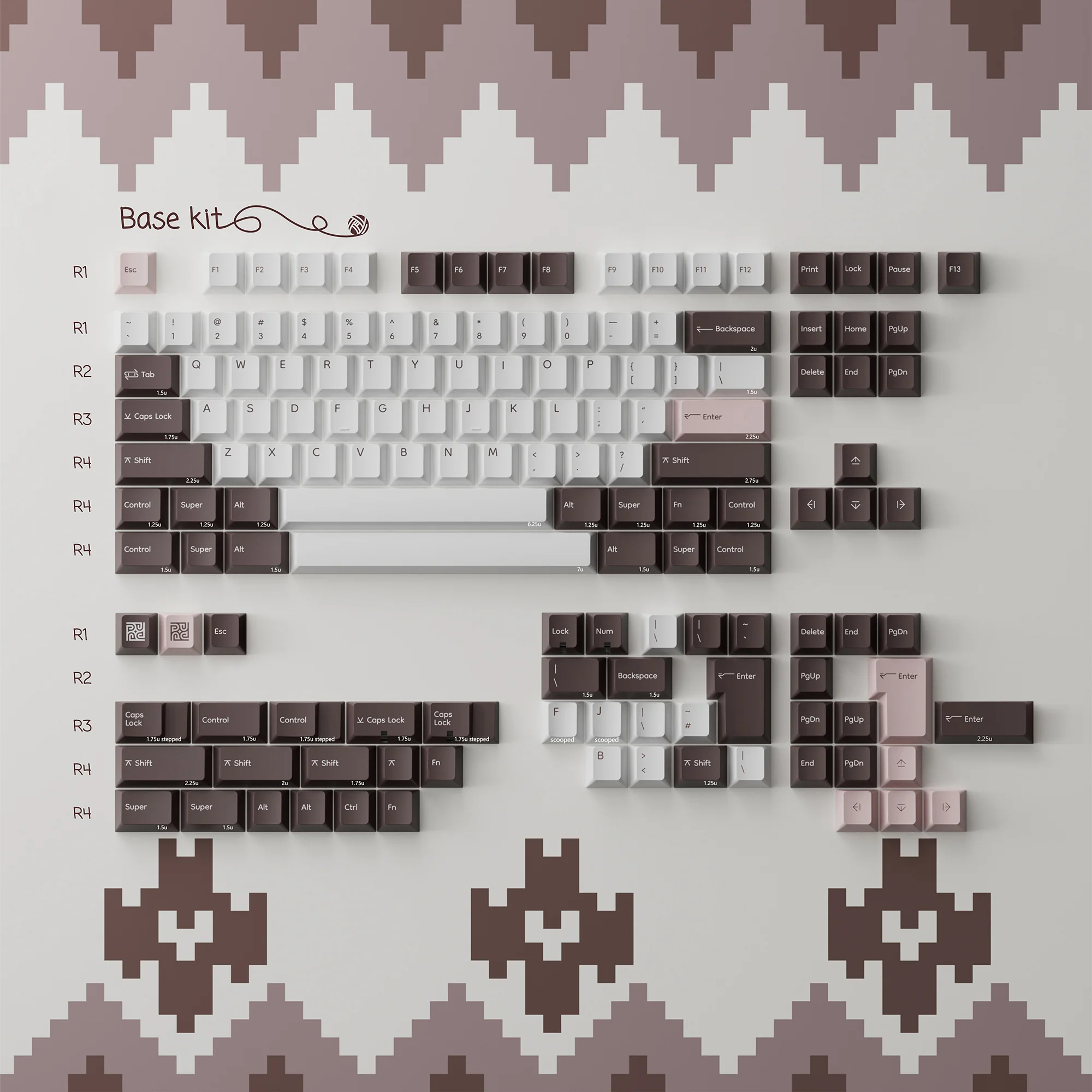 Ready to use Athena 1800 with PBTfans Fair Isle - Image 29