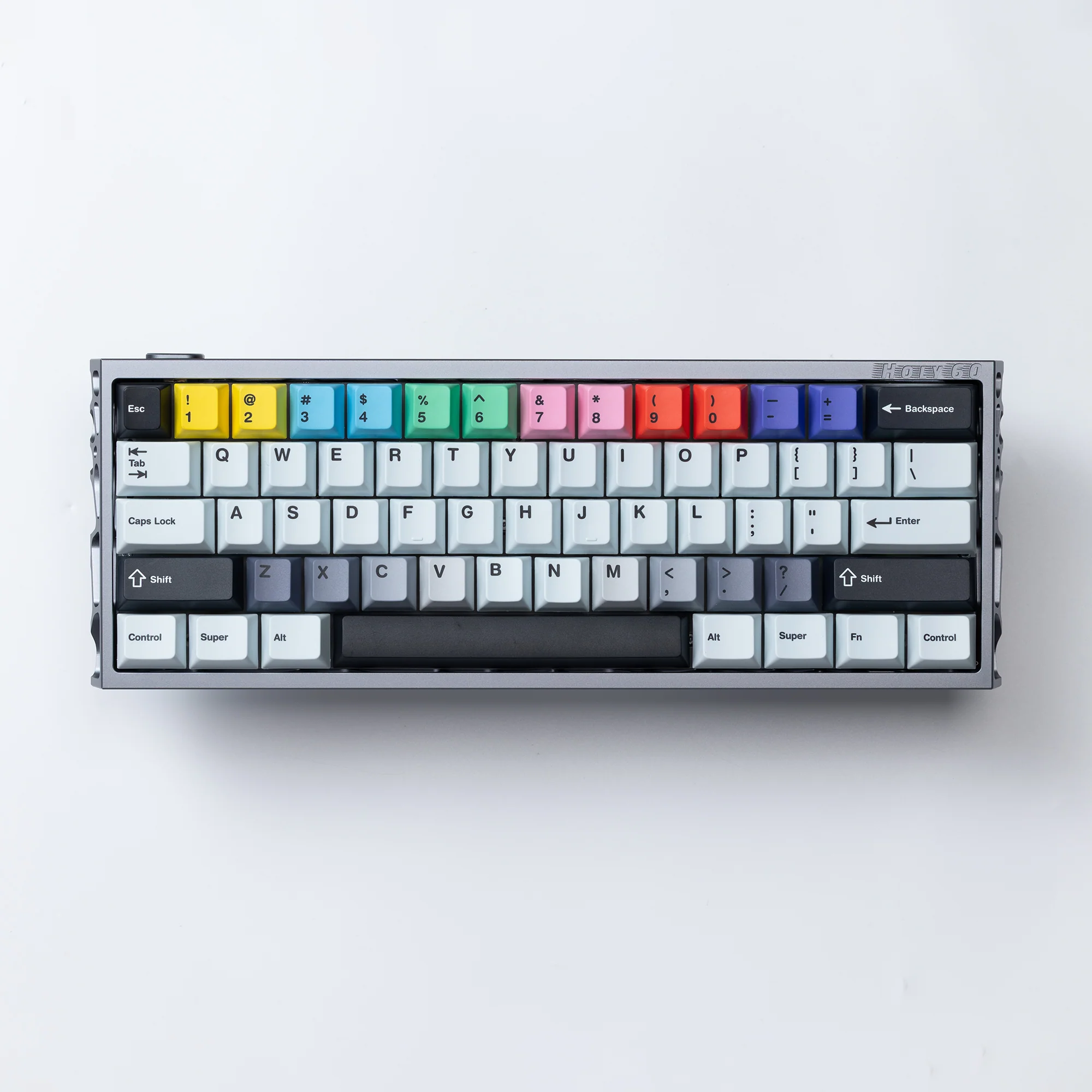 Ready to use Holy60 Keyboard Dark Gray with PBTfans No Signal - Image 3