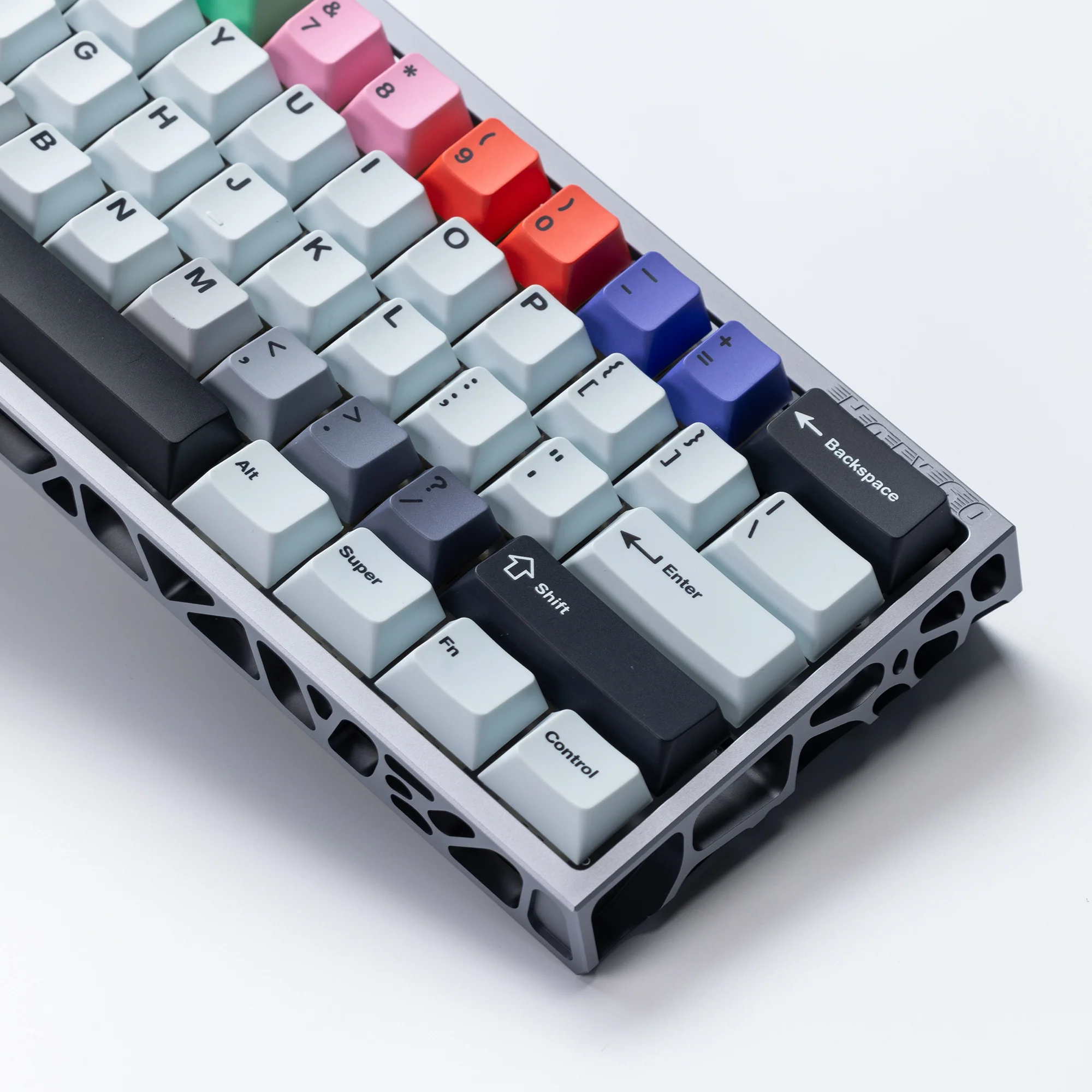 Ready to use Holy60 Keyboard Dark Gray with PBTfans No Signal - Image 4
