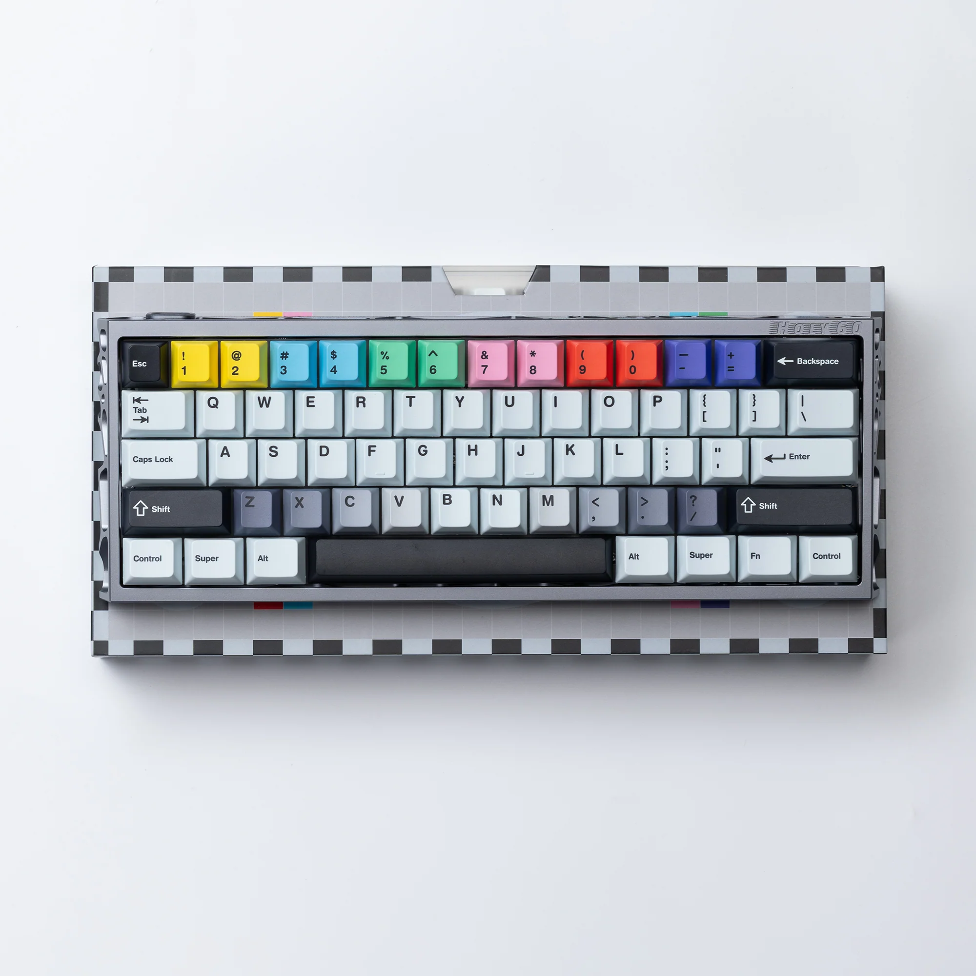 Ready to use Holy60 Keyboard Dark Gray with PBTfans No Signal - Image 5