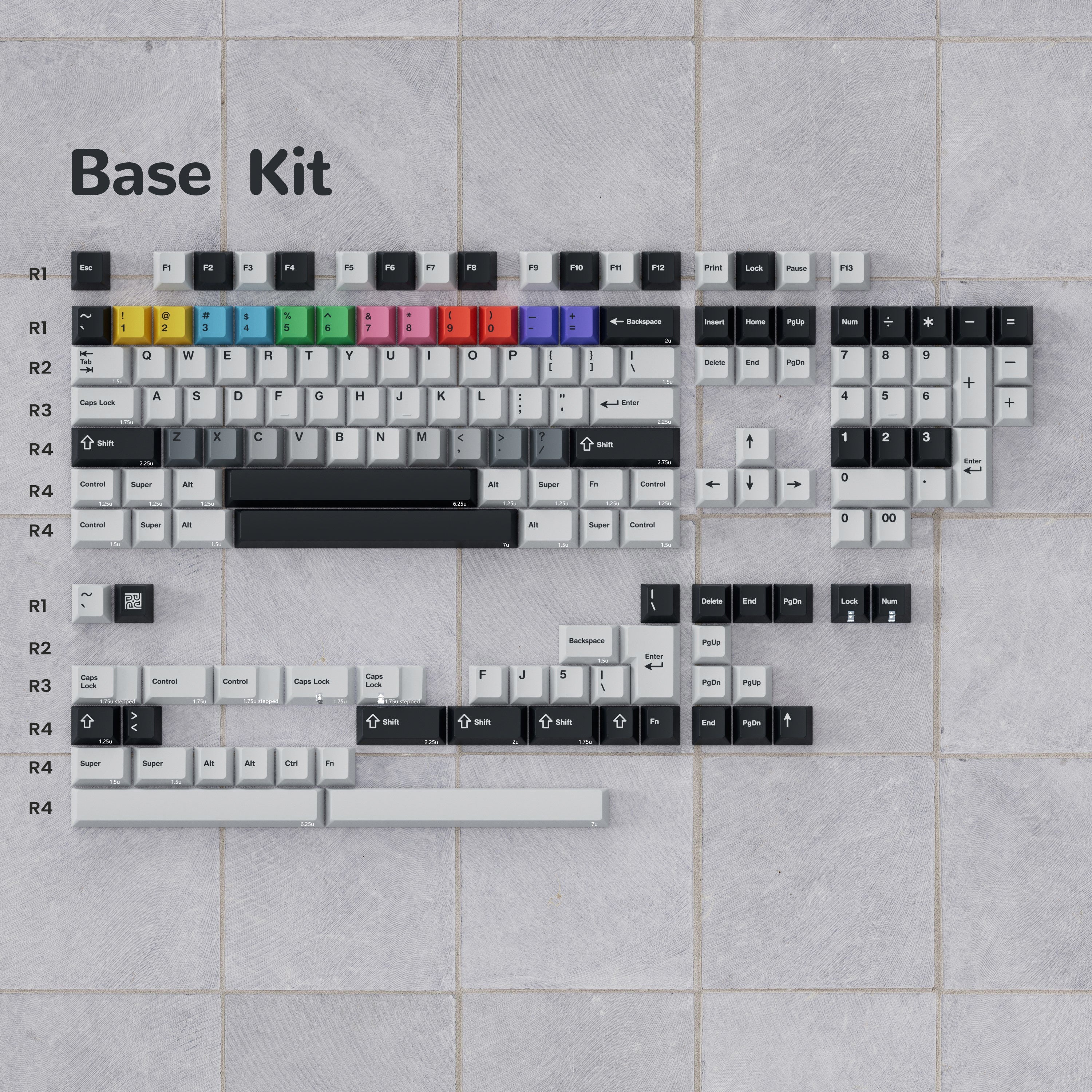 Ready to use Holy60 Keyboard Dark Gray with PBTfans No Signal - Image 9