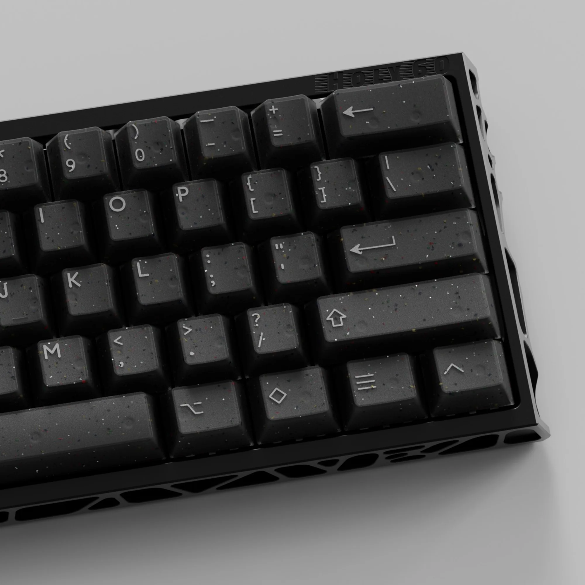Ready to use Holy60 Keyboard with PBTfans Neon R2 Glitter Base - Image 3
